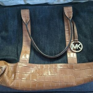 Michael Kors Denim Tote Bag